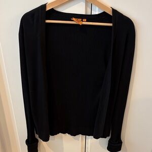 Tory Burch Black Open Cardigan